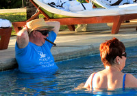 Man enjoying pool